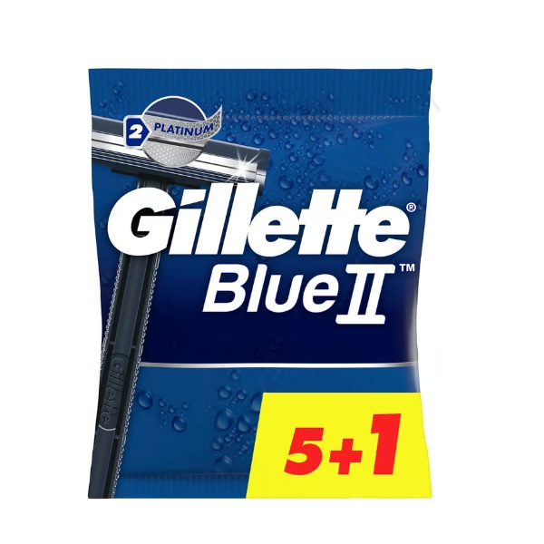 GUILLETTE MAQ.BLUEII 5+1 UDS (Caja 20 paquetes)